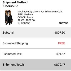 Women’s Mackage coat